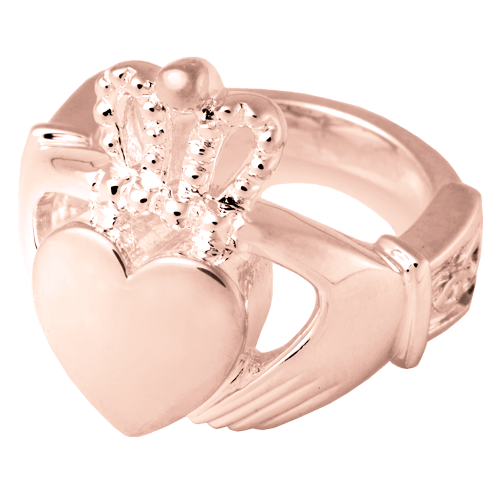 Love Claddagh Cremation Ring IV